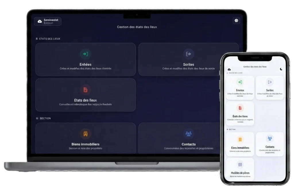 L'application d'état des lieux Habyl sur ordinateur et sur smartphone